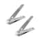 Vega Small Nail Clipper Silver Pack of 2 (VC2SNC-01) (22 g)
