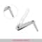 Vega Small Nail Clipper Silver Pack of 2 (VC2SNC-01) (22 g)