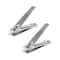 Vega Small Nail Clipper, Silver (Pack of 2)