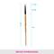 Vega Eyeliner Brush for Gel Eyeliner Eyeliner Makeup Brush Pack of 2 (EV-08) (3 g)