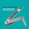 Vega Large Nail Clipper Silver Pack of 2 (VC2LNC-01) (50 g)