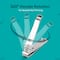 Vega Large Nail Clipper Silver Pack of 2 (VC2LNC-01) (50 g)