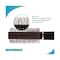 Vega Round Hair Brush for Women and Men Ideal for Adding Curls Volume and Waves in Hair E33-RB