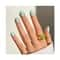 Gush Beauty Nailed It Reusable Luxury Press On Nails - Mint Green - Medium Almond (8 pcs)