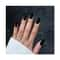 Gush Beauty Nailed It Reusable Luxury Press On Nails - Matte Black - Medium Almond (8 pcs)