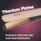 Vega Go Glam Hair Straightener With Titanium Plates & 3 Temperature Settings, Pink (VHSH-32)