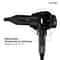 Ikonic Hair Dryer ID 2.0 - Black and Metallic Silver (1 pc)