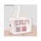 Allure Washable Cosmetic Large Bag - White