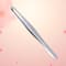 Vega Slant Tip Tweezer - Silver (TW-03)