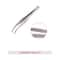 Vega Slant Tip Tweezer - Silver (TW-03)