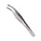 Vega Slant Tip Tweezer - Silver (TW-03)