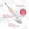 Vega Square Tip Tweezer with Rubber Grip (TW-04)