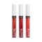 Makeup Revolution Relove Supermatte Liquid Lip Set - Heat (3 pcs)