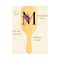 Allure Personalised Paddle Hair Brush Letter M