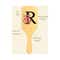 Allure Personalised Paddle Hair Brush Letter R