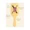 Allure Personalised Paddle Hair Brush Letter X