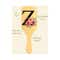 Allure Personalised Paddle Hair Brush Letter Z