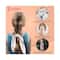 Majestique Hair Scarf Printed Satin Elastic Hair Ribbon Hair Ties Bow Scrunchies