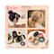 Majestique Multi Designs Cotton Stretchable Hair Rubber Band Ponytail Holder (11 pcs)