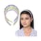 Majestique Headband Satin Silk Twine Beautiful Fancy Hair Band Color May Vary (4 pcs)