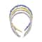 Majestique Headband Satin Silk Twine Beautiful Fancy Hair Band Color May Vary (4 pcs)