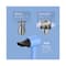Tash Hair Airflow Fast Drying Hair Dryer With Advanced Ionic Technology (Sky)