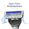 LetsShave Pro 6 Portable Razor and Transparent Shave Gel (4 pcs)