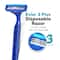 LetsShave Evior 3 Hair Removal Disposable Razor for Women Aloe & Argon Oil Enfused (1 pc)