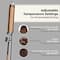 Winston Hair Curler Tong with Adjustable Heat Setting - Grey