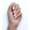 Gush Beauty Nailed It Reusable Luxury Press On Nails with Application Kit - Creme Cat Eye