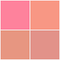 Half N Half Cheekleaders Blusher Palette - Feel Fresh-01 (13.8 g)