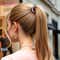 Majestique Elastic Hair Ties with Rhinestone Tubes (6 pcs)