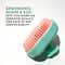 Alan Truman Super Soft Shampoo and Scalp Massage Brush - Green and Pink (1 pc)
