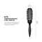 Denman Medium Hot Curl Brush 38mm D75 - Black & White