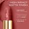 Lakme Rouge Bloom Powder Matte Bullet - Nude Nectar (4 g)