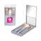 Majestique 5 in 1 Makeup Brush Set with Mirror (6 pcs)