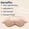 GUBB Satin Eyes Mask - Golden Beige