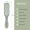 Ikonic Me Vent Brush Large IKM-2120 - Jade Green