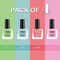 Faces Canada Ultime Pro Splash Mini Nail Enamel Set - Pastel Paradise (4 pcs)