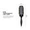 Denman Large Hot Curl Brush 48mm D76 - Black & White