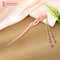 Majestique Elegant Chinese Style Hair Stick for Bun & Juda with Dangling Beads - Pink