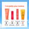 Foxtale Glow Sunscreen SPF 50 PA++++ with Vitamin C & Niacinamide for a Dewy Glow (80ml)