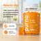 Purna Gummies Vitamin C Orange Gummies with Vitamin D3 and Zinc for Immunity & Clear Skin (30 pcs)