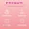 Typsy Beauty Pout Cloud Matte Lip Balm - Peach Parfait (8 g)