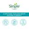 Simple Daily Skin Detox with Witch Hazel and Zinc Facial Scrub for Sensitive Skin (150 ml)