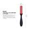 Denman Small Styling Curl Brush D143 - Red