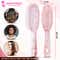 Majestique Glitter Detangling Hair Brush for Women - Pink