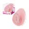 Majestique Leaf Shape Hair Massager Scalp Brush - Pink