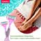 Sirona Reusable 4 Blade Reusable Body Razor With Aloe Boost For Women