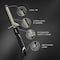 Ikonic Professional Curling Tong - CT 28 (Black)
